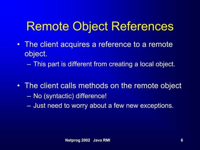 Remote Method Invocation | PPT