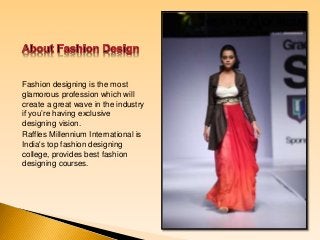 Improve your career with Fashion designing