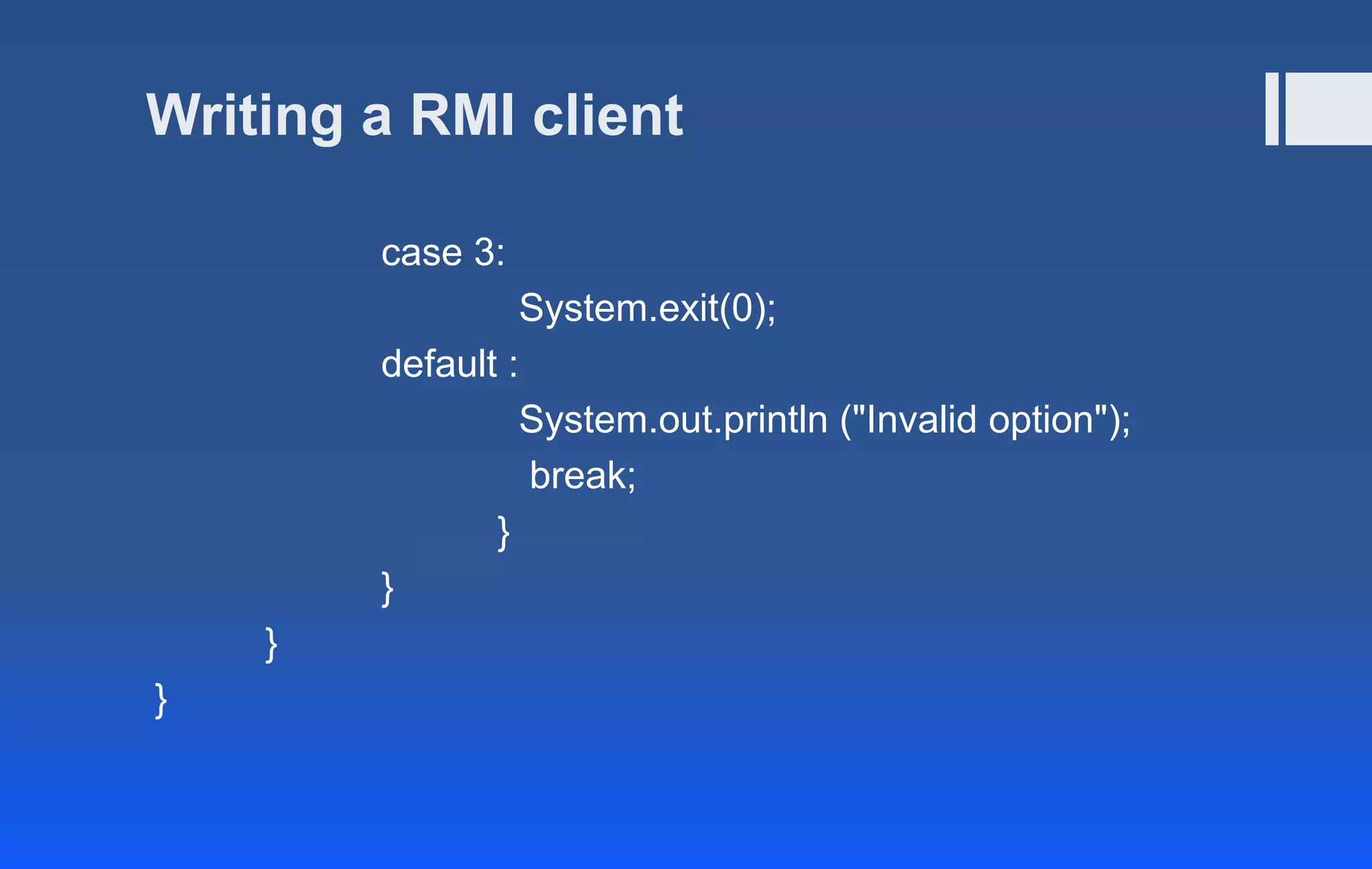Remote Method Invocation in JAVA | PPT