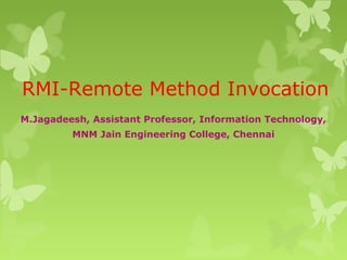Remote method invocation | PPT