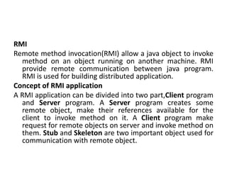 Rmi ppt | PPT