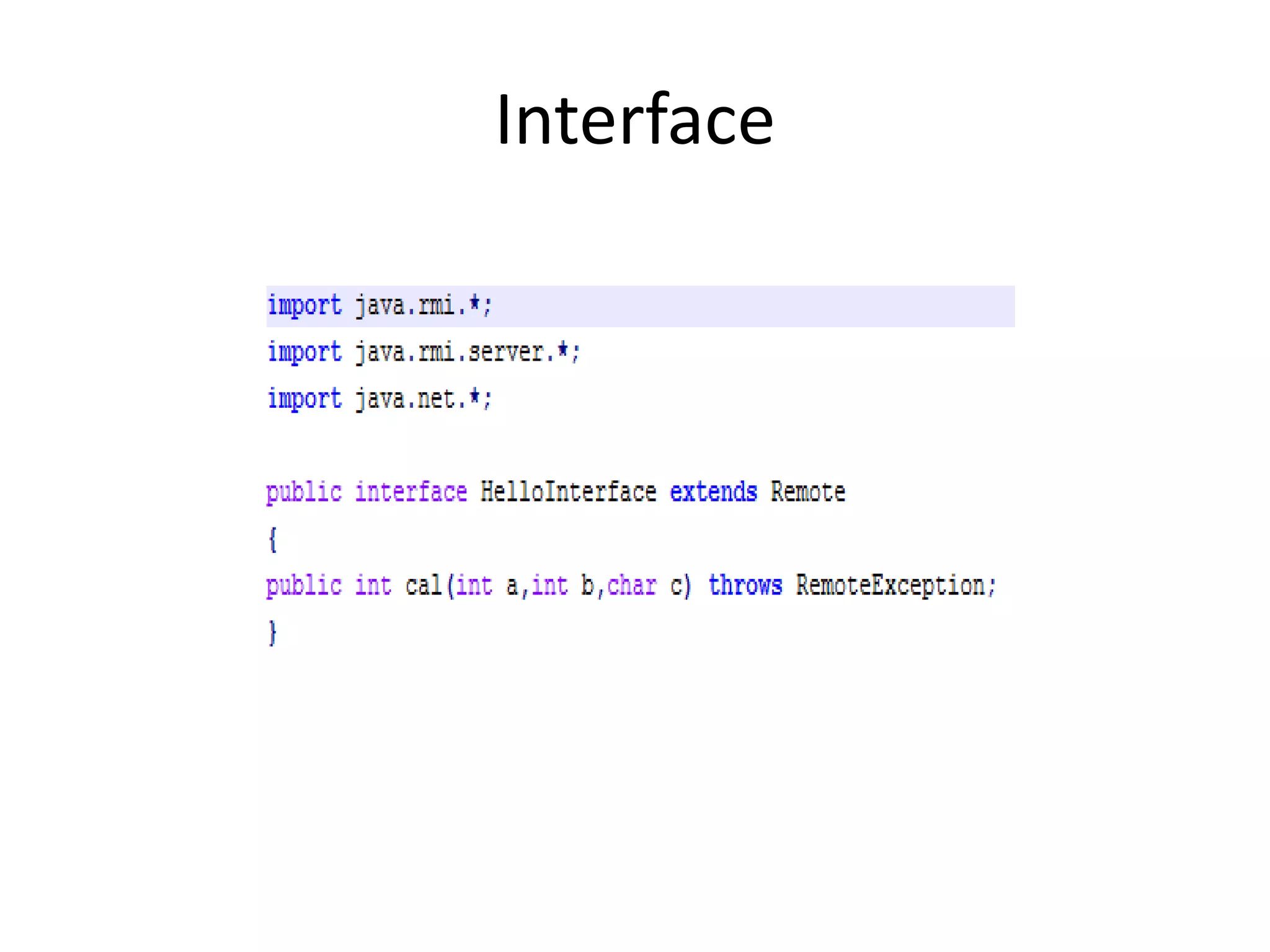 Rmi architecture | PPT
