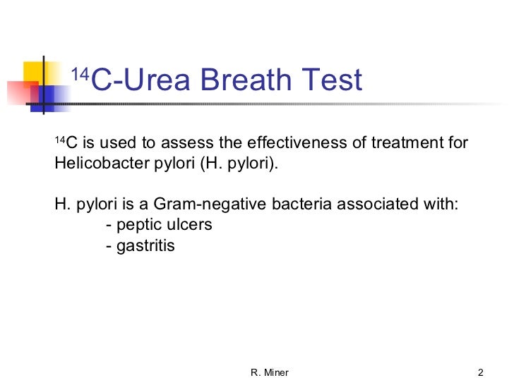 C14 Urea Breath Test