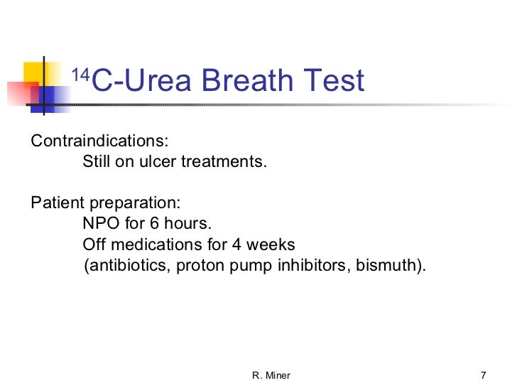 C14 urea breath test