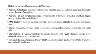 Complete Overview of Java RMI, RPC, and Distributed Computing Concepts ...