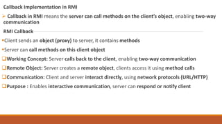 Complete Overview of Java RMI, RPC, and Distributed Computing Concepts ...