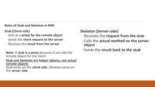 Complete Overview of Java RMI, RPC, and Distributed Computing Concepts ...