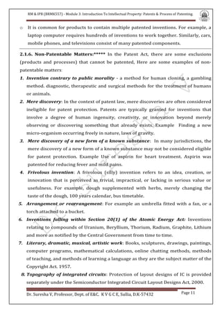 Ipr Patent Examples RM & IPR-BRMK557- Module 3-final by Dr.Suresha V.pdf