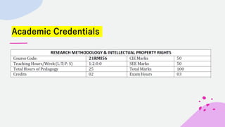 Academic Credentials
 