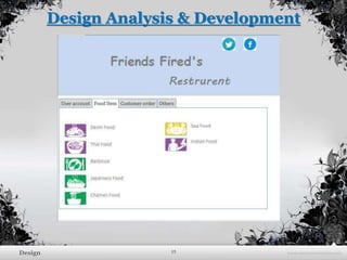 15Design
Design Analysis & Development
 