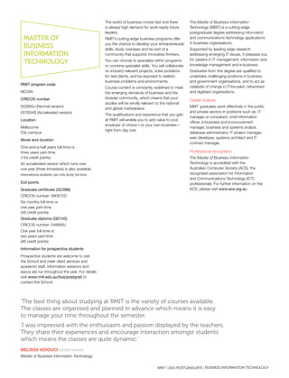 Rmit Bus Rmit course | PDF
