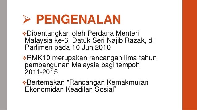 Rencana Bkpjm Rancangan Malaysia Ke 10