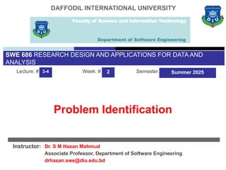 Comprehensive Guide to Research Design and Problem Identification in ...
