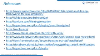 Native - Hybrid - Web Mobile Architectures | PPTX