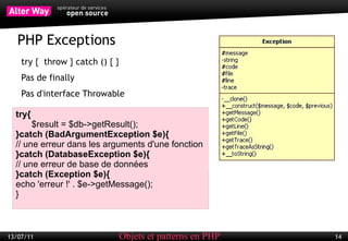 Possède un modèle objet, inspiré de Java