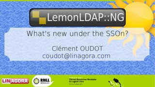 What's new under the SSOn?
Clément OUDOT
coudot@linagora.com
 