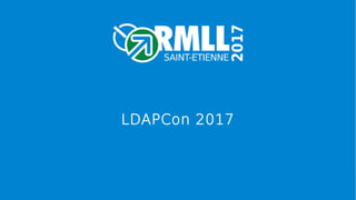 LDAPCon 2017
 