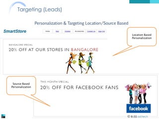 Targeting (Leads)
Personalization & Targeting Location/Source Based
Location Based
Personalization

Source Based
Personalization

Get Health Savings Plan

 BLISS ad:tech

 