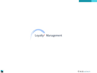 Loyalty+ Management

 BLISS ad:tech

 