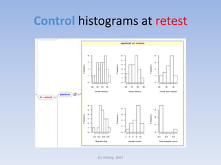 Control histograms at retest

(C) Infoseg 2013

 