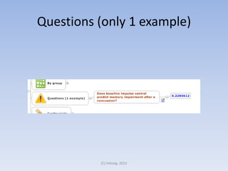 Questions (only 1 example)

(C) Infoseg 2013

 