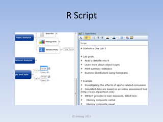 R Script

(C) Infoseg 2013

 