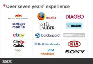 *Over seven years’ experience
*
 