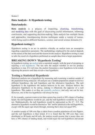 Research methodology module 3 | PDF