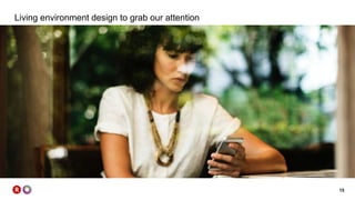 15
Living environment design to grab our attention
 