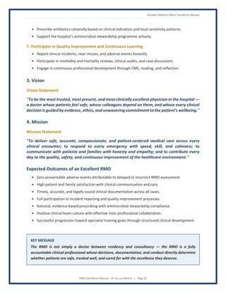 RMO Excellence Manual - Global Standards for Patient-Centered Clinical ...