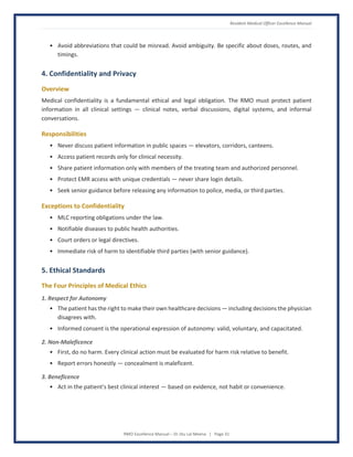RMO Excellence Manual - Global Standards for Patient-Centered Clinical ...