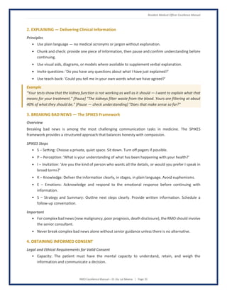 RMO Excellence Manual - Global Standards for Patient-Centered Clinical ...