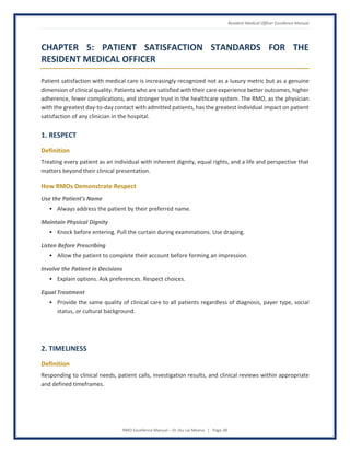 RMO Excellence Manual - Global Standards for Patient-Centered Clinical ...