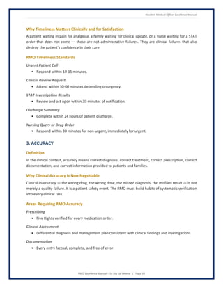 RMO Excellence Manual - Global Standards for Patient-Centered Clinical ...