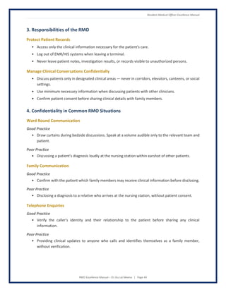 RMO Excellence Manual - Global Standards for Patient-Centered Clinical ...