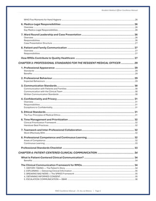 RMO Excellence Manual - Global Standards for Patient-Centered Clinical ...
