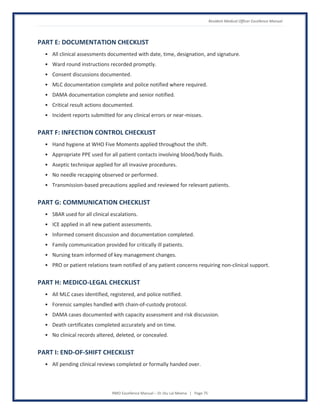 RMO Excellence Manual - Global Standards for Patient-Centered Clinical ...