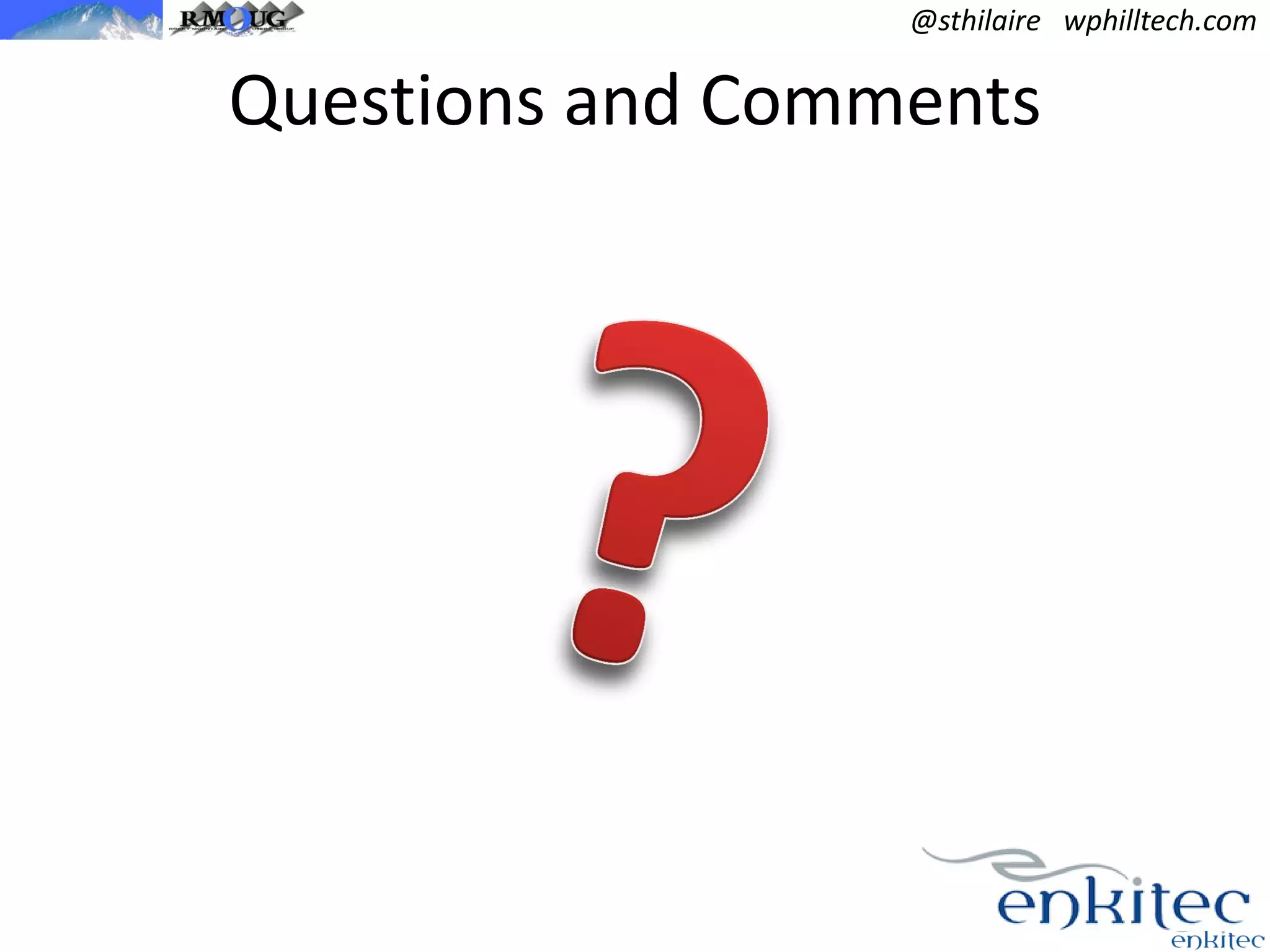 @sthilaire wphilltech.com

Questions and Comments

 