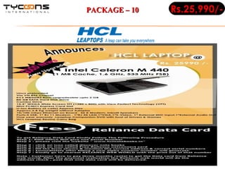 Rs.25,990/- PACKAGE – 10 