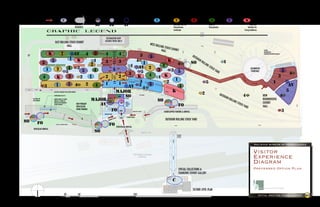 FACILITY
                                                                                                        SUBJECT                 /AMENITIES                                      AUDIO-VISUAL
                                   VISITOR                  SPECIAL COLLECTIONS/                        ORIENTATION             ORIENTATION                                     STORY IMMERSION                                                       Railroads and                                                           How Railroads                                        Working on
                                   FLOW                     CHANGING GALLERY                            EXHIBITS                EXHIBITS                                        (NONE @ OPTION ONE)                                                   their Impact                                                            Work                                                 the Railroad
                                                                 c                                                                                                                                                                                        1                                     2                               3                             4                         5                   k
                                                                                       ARRIVAL          so                      fo                                                  av                                                                                                   Railroads and the                                                  Made in                                              KIDZONE:
                                                                                       SEQUENCES                                                                                                                                                                                         Pennsylvania                                                       Pennsylvania                                       Activities for
                                                                                                                                                                                                                                                                                         Landscape                                                                                                         Young Audiences
                                   GRAPHIC LEGEND
                                                                                                                       RESTORATION SHOP
                                                                                                                      (GUIDED TOURS ONLY)
                                                 EAST ROLLING STOCK EXHIBIT
                                                                                                                                                                                                                                                  WEST RO
                                                            HALL                                                                                                                                                                                              LLING S                                                                      FENC

                                                                                                                                                                                                                                                                      TOCK EX
                                                                                                                                                                                                                                                                                                                                                  E


                      A
                          1A             2A                       3A                   4A          5A       6A                 7A 1

                                                                                                                                                    STAIR TO
                                                                                                                                                                2               3                    4
                                                                                                                                                                                                                       5
                                                                                                                                                                                                                                       6                         HALL         HIBIT                                                                                                                                                     FUTURE




                                                                                                                                                                                                                                                                                                                 FENCE
                                                                                                                                                                                                                                              7




                                                                                                                                                                                                                                                                                                                                                                   FENCE
                                                                                                                                                                                                                                                                                                                                                                                                                                        ROUNDHOUSE
                                     k                       2                    av               4    3             4
                                                                                                                                                    OVERLOOK

                                                                                                                                                                    4                                                           3
                                                                                                                                                                                                                                                      8
                                                                                                                                                                                                                                                               9
                                                                                                                                                                                                                                                                                                                               OU
                                                                                                                                                                                                                                                                                                                                                                                                                                        ADDITION (FOOTPRINT DASHED)




                                                                                                                                               CENTRAL
 SERVICE
 ENTRY


                                                                                 1 k                                                                                                                                                              5                    10
                                                                                                                                                                                                                                                                                   11                                             TDO
                                             5                                                              4                                                                                                                                                                  k                                                      OR
                      B
                               3                                                                        1       1     3                                             3
                                                                                                                                                                                                                                                                                                       12

                                                                                                                                                                                                                                                                                                                         13
                                                                                                                                                                                                                                                                                                                              so           ROL
                                                                                                                                                                                                                                                                                                                                                      LIN                          1
                                                                                          2               1 av 2                                                                                                                                                   4                                   4                                                 GS                                                                                                           T T

                                                                          4 3                                                                                                                                                                                                                                                                               TOC
                                   1              2                                                5
                                                                                                                                                                                            BELOW THE

                                                                                                                                                                                                                                                          3                                                                                                     KY                                                 LOCOMOTIVE
                                                                         5         5        4                  5
                                                                                                                                                                                            LOCOMOTIVE
                                                                                                                                                                                                                                                                                  3 5                                                                                  ARD                                          TURNTABLE                                          5




                                                                                                                                                                                                                                                                                                                                                                                                                                                                                          BISHOP
                                                                                                         3                                                                                                                                                                                                                                                                                                                                                                   4




                                                                                                                                                                                                                                                                                                                                                                                                                                                                                          ROAD
                                                                                                                  4                                                                                                                                           1 k




                                                                                                                                       OVERLOOK ABOVE
                      C
                               4                  k                       3      2 1            2     2      k                                                                                                                                                                                                                                                                                                                                                  3




                                                                                                                                                 SPINE
                                                                                                              1                                                                                                                                                  2                              1
                                                                          5 4           2 4     1     1           5
                                                                                                                                                                                                    1915 STREETSCAPE
                                                                                                                                                                                                                                                                                                                                                       5                                                                                               1
                               3                 1                                                       av   3                                                                                                                                                                                         4                                                                                                                                                                    av
                      D
                                                                                                                4
              STAIR

                                                                                                     major                                                                                                                                                             KIDSP       k                                                                                                                                                                                        5



                                                                                                                                                        ENTRY
                                              EXISTING SECONDARY WALK FROM PARKING                                                                                                                                                                                          ACE

                                                                                                                                                                                                                                                                                                                                              2                              OUT
                                                                                                                                                                                                                                                                                                                                                                                DOO                       4                             NEW                           4
                                              METROLINER CAR (70')
                                                                                                        so                                                          LOBBY
                                                                                                                                                                                                                              STAFF PARKING


                                                                                                                                                                                                                                                                                                                                                                                       R RO
           BUS DROP OFF                       LIMITED ARRAY OF SIGNAL
                                                                                          major                                                                                     ELEV & STAIRS

                                                                                                                                                                                                                                                           so                                                                                                                               LLIN                                        ROUNDHOUSE
           AND PARKING                        BRIDGES & TOWERS IN
                                                                                                                                                                                                                                                                                                                                                                                                G ST                                    EXHIBIT
                                                                                                                                                                                        MULTI-
                                                                                                                                                                                                                                                                                                                                                                                                    OCK
                                                                                                                                                                      CONTROL
                                              MODULATED INCREMENTS
                                              ALONG PATHWAY                  NEW PRIMARY      av                                                                       POINT
                                                                                                                                                                                        PURPOSE
                                                                                                                                                                                                                                                                                                       fo                                                                                                 YAR




                                                                                                                                                                                                                                                                                                                                                                                                                                                                                  FENCE
                                                                             PROCESSION                               STAIRS                                                            SPACE
                                                                                                                                                                                                                                                                                                                                                                                                              D                         HALL
                                                                             FROM PARKING
                                                                                                  fo                       T      T
                                                                                                                                                                      LOBBY                                   LOADING DOCK & STORAGE
                                                                                                                                                                                                                                                                      HANDICAPPED PARKING & ARRIVAL                                                                                                                                                                    3
                                                                                                                   MUSEUM SHOP
                                                                                                                                                                                          COVERED LOGGIA
                                                                                                                                                        OGGIA         ENTRY
                                                                                                                               COVE
                                                                                                                                      RED L                                                                                                                            OUTDOOR ROLLING STOCK YARD
so                    fo                          DROP OFF / TEMPORARY PARKING
                                                                                                                                fo                              PEDESTRIAN ARRIVAL
                                                                                                                                                                                                                                                                                               FENCE                                                                                                                            FENCE


           VEHICULAR ARRIVAL
                                                                                                        so                                                                                                                         ROUTE 741
                                                                                                                                                                                                                                                                                                   STAIR DOWN
                                                                                                                                                                                                                                                                                                   TO ROLLING
                                                                                                                                                                                                                                                                                                   STOCK HALLS




                                                                                                                                                                                                                                                                                    OVERLOOK
                                                                                                                                                                                                                                                                                                                                                                                                                        RaIlROad MuseuM Of PennsylvanIa


                                                                                                                                                                                                                                                                                                                                                                                                                        Visitor
                                                                                                                                                                                                                STRASBURG HISTORIC
                                                                                                                                                                                                                     RAILWAY
                                                                                                                                                                                                                                                                                                                                                                                                                        Experience

                                                                                                                                                                                                                                                                                    OVERLOOK
                                                                                                                                                                                                                                                                                                                                                                                                                        Diagram
                                                                                                                                                                                                                                                                                                       SPECIAL COLLECTIONS &                                                                                            Preferred Option Plan
                                                                                                                                                                                                                                                                                    ENTRY
                                                                                                                                                                                                                                                                                                       CHANGING EXHIBIT GALLERY

                                                                                                                                                                                                                                                                                    c
                                                                                                                                                                                                                                                                                                                                                                                                                                 hilferty museum planning exhibit design
                                                                                                                                                                                                                                                                                                                                SECOND LEVEL PLAN
                                                                     20'                    80'                                                                                                                 320'                                                                                                                                                                                                            InItIal MeetIng Phase RePORt                                 20
                  N                                         0                    40'                        160'                                                                                                                                                                                                                                            640'
 