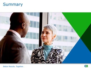 Summary




Better Results. Together.
 