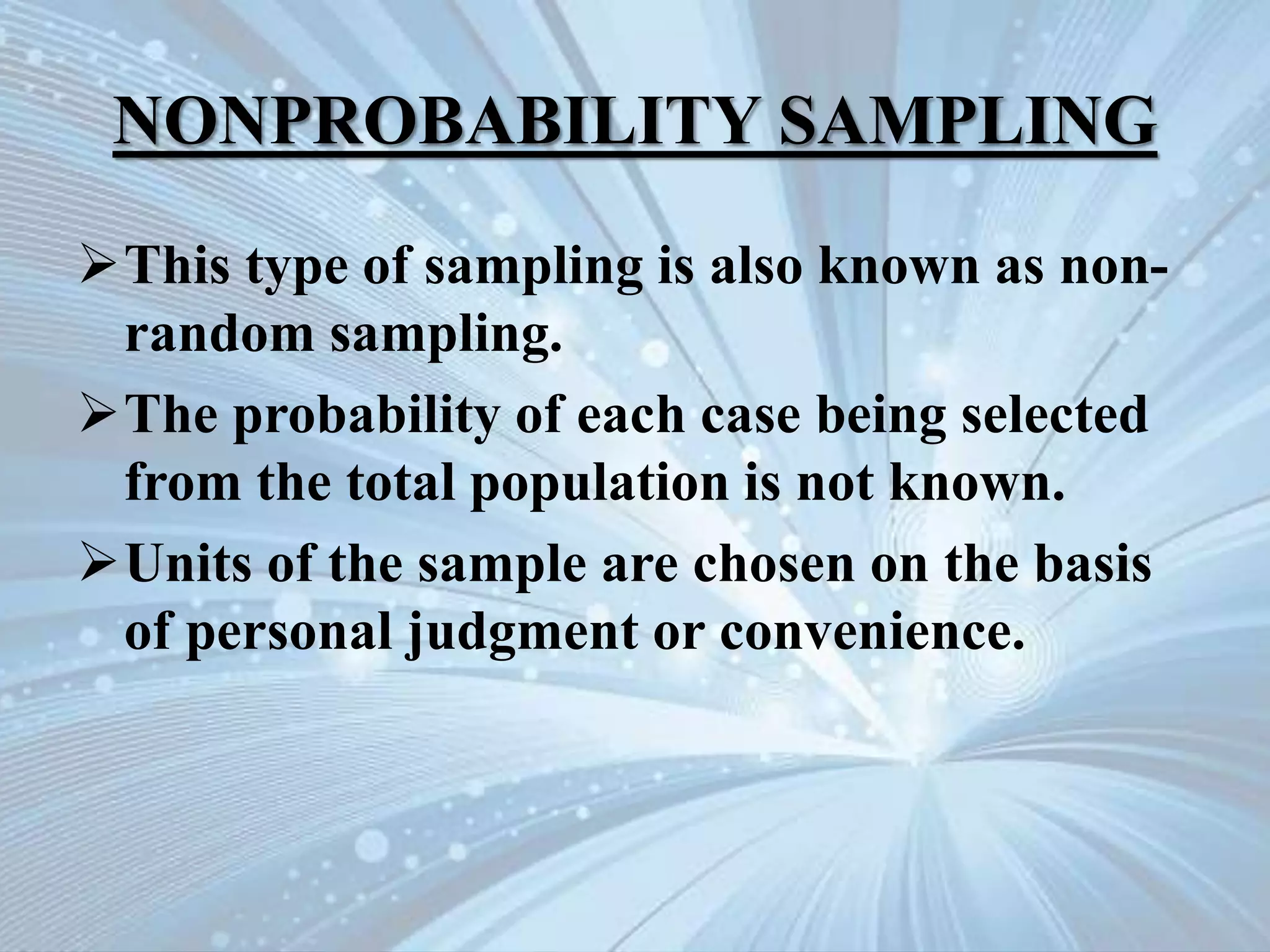  ppt on what is sample and its types