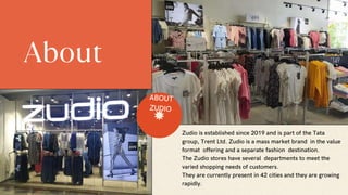 Zudio Retail Marketing Presentation