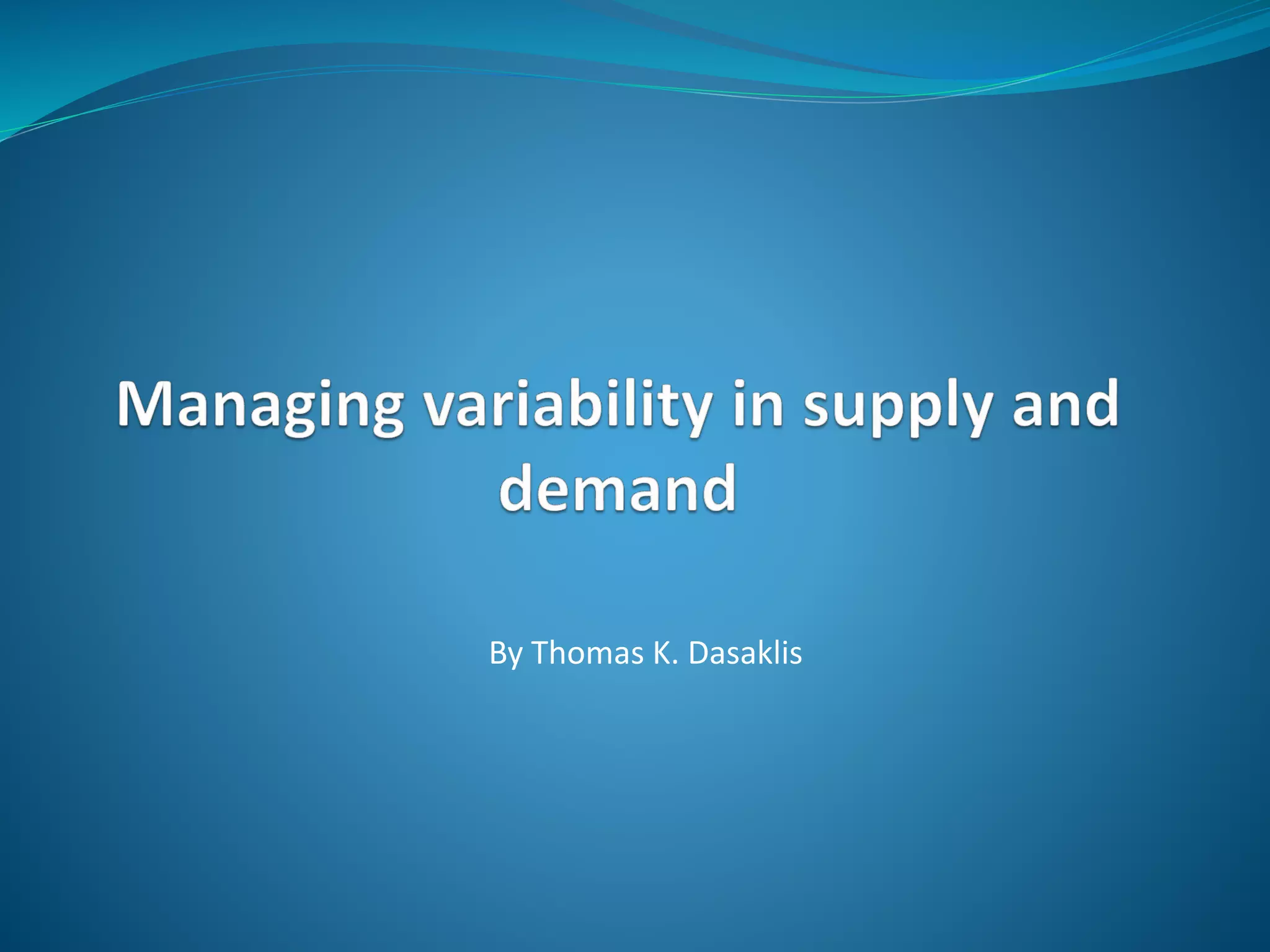 By Thomas K. Dasaklis
 