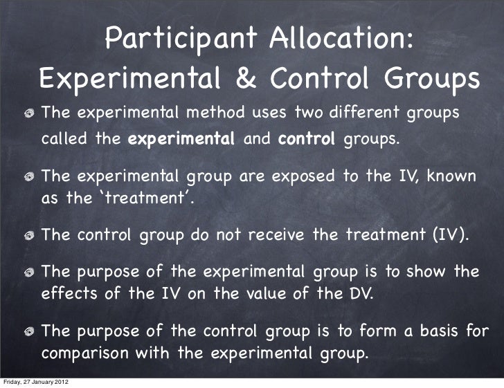 Research Methods in Psychology Sampling and Experimental Design