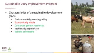 Genetics and genomic approaches for sustainable dairy cattle improvement