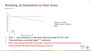 Genetics and genomic approaches for sustainable dairy cattle improvement
