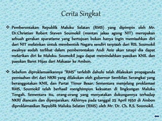 Pemberontakan RMS | PPT