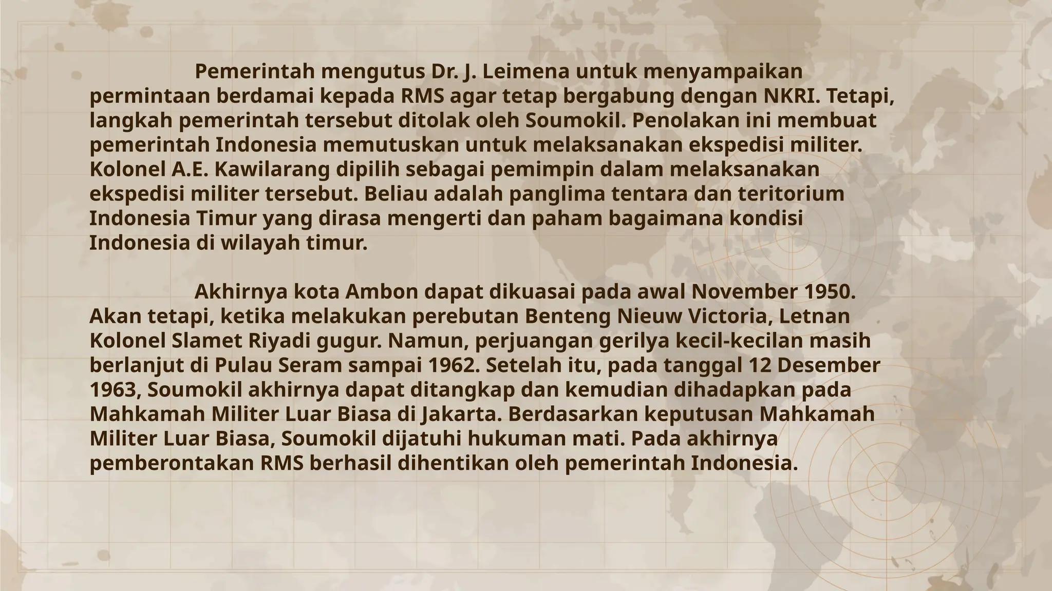 pemberontakan republik maluku selatan kelas 12 | PPTX