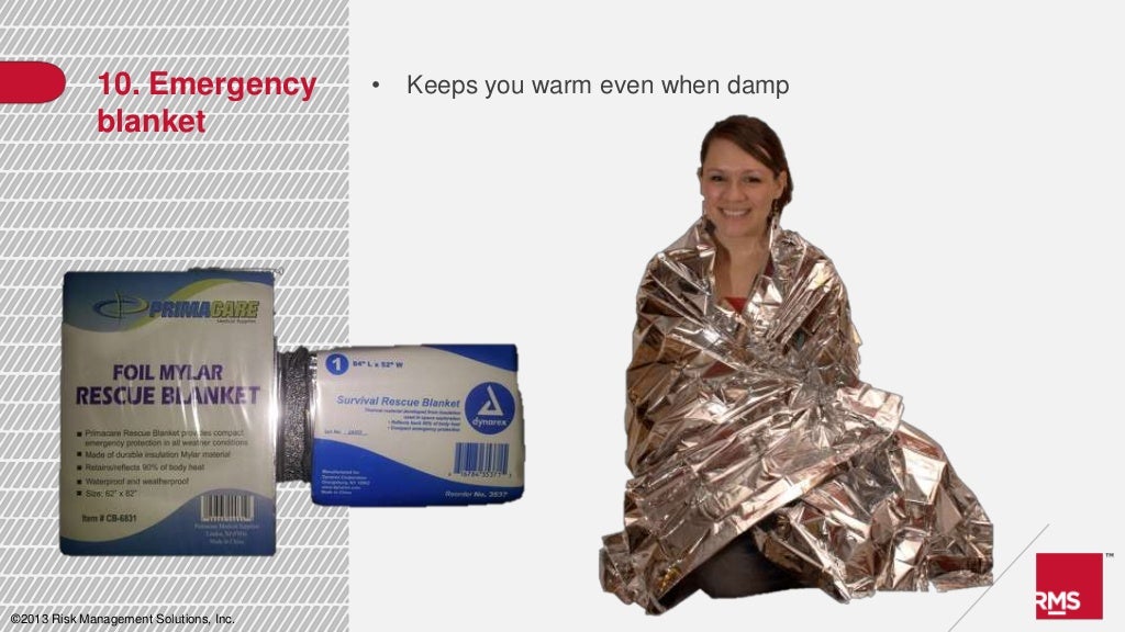 RMS Top 10 Emergency Supplies for Hurricane Season